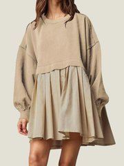 New Women's Oversized Sweatshirt Dress (Buy 2 Free Shipping)