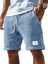 Men's Everyday Waffle Logo Drawstring Comfort Shorts