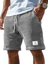 Men's Everyday Waffle Logo Drawstring Comfort Shorts