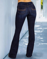 Women's Mid Waist Retro Bootcut Pants (Buy 2 Free Shipping)