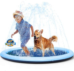 š„ Non-Slip Splash Pad for Kids and Dog