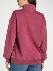 Mock Neck Henley Pullover Sweatshirt (Buy 2 Free Shipping)