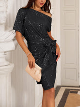 Women's Off Shoulder Sequins Bodycon Dress (Buy 2 Free Shipping)