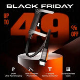 ⚡️240w Super Fast Charging📱invisible Holder Charger Cable With Stand