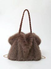 Versatile Plush Velvet Shoulder Tote Bag
