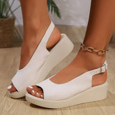 Women's Comfortable Soft Leather Thick Sole Orthopaedic Sandals