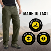 Men’s Outdoor Cargo Pants – Relaxed Fit & Functional Pockets