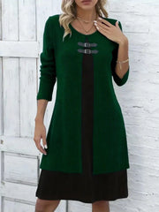 Women's Elegance Long Sleeve Dress