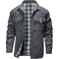 ⚡Hot Sales 49% OFF🔥Men's Flannel Lined Shacket Jacket