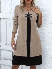 Women's Elegance Long Sleeve Dress