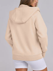 Women's Zip Up Drawstring Hoodie Jacket (Buy 2 Free Shipping)