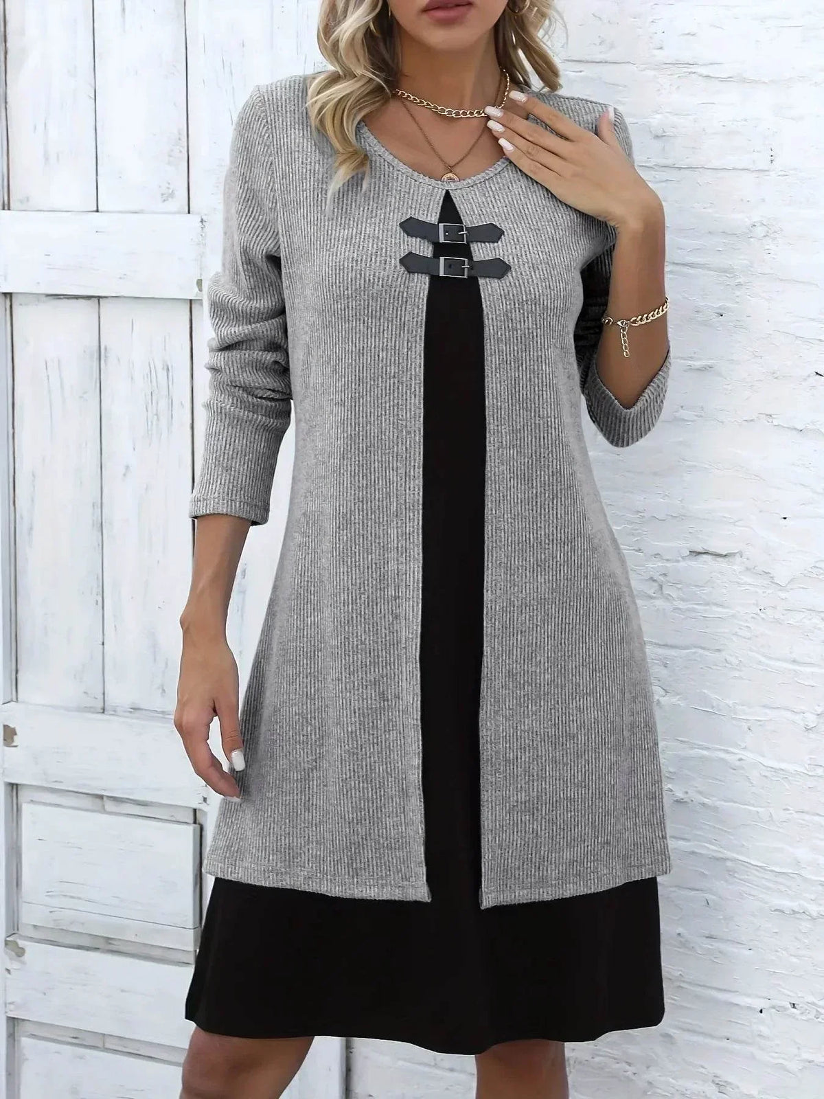 Women's Elegance Long Sleeve Dress