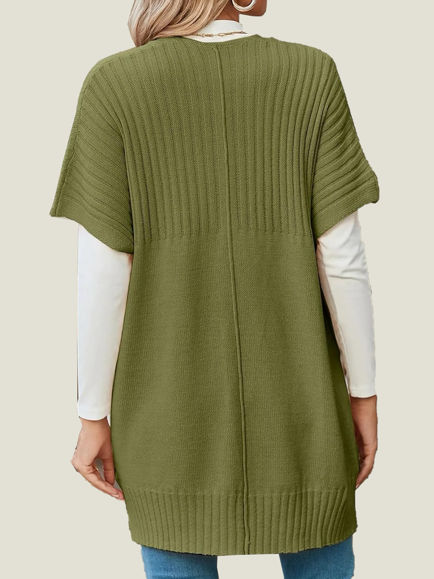 Women's Lightweight Short Sleeve Knitted Cardigan (Buy 2 Free Shipping)