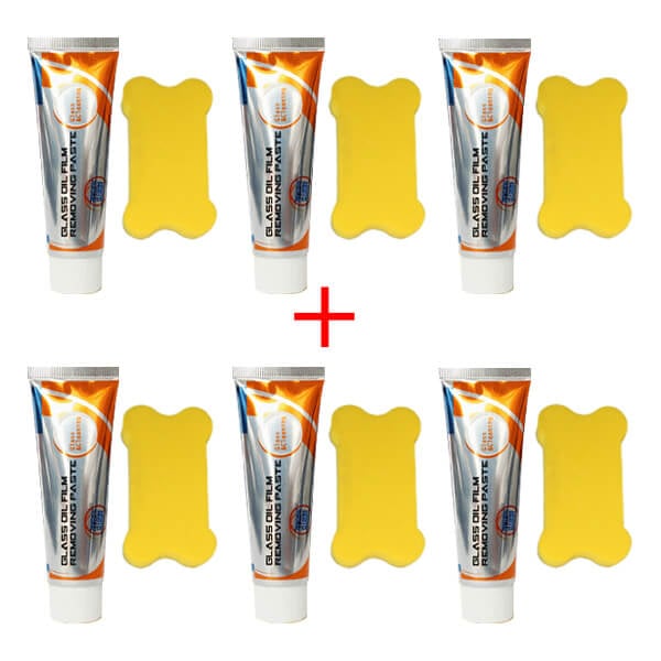 🔥Hot Sale🔥Glass Oil Film Removing Paste(Complimentary Sponge Cleaning)
