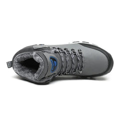 Outdoor Wear- Resistant Hiking Shoes Men Padded High-top Warm Casual Snow Boots