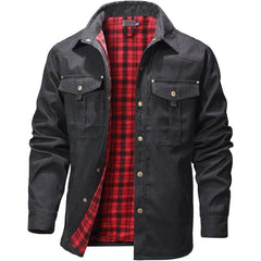 ⚡Hot Sales 49% OFF🔥Men's Flannel Lined Shacket Jacket