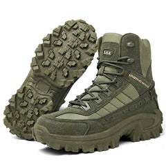 Men's Combat Boots Orthopedic Support Hiking Boots Waterproof Anti-Puncture Work Boots