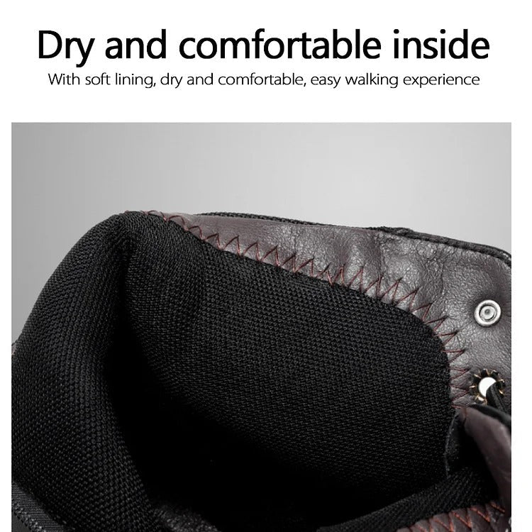 🔥Last Day 49% OFF! 2024 Men's Genuine Leather Martin Boots