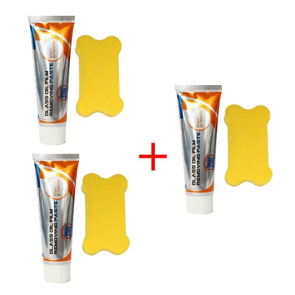 🔥Hot Sale🔥Glass Oil Film Removing Paste(Complimentary Sponge Cleaning)
