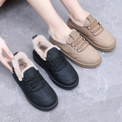 Women’s Lightweight Plush-Lined Lace-Up Shoes