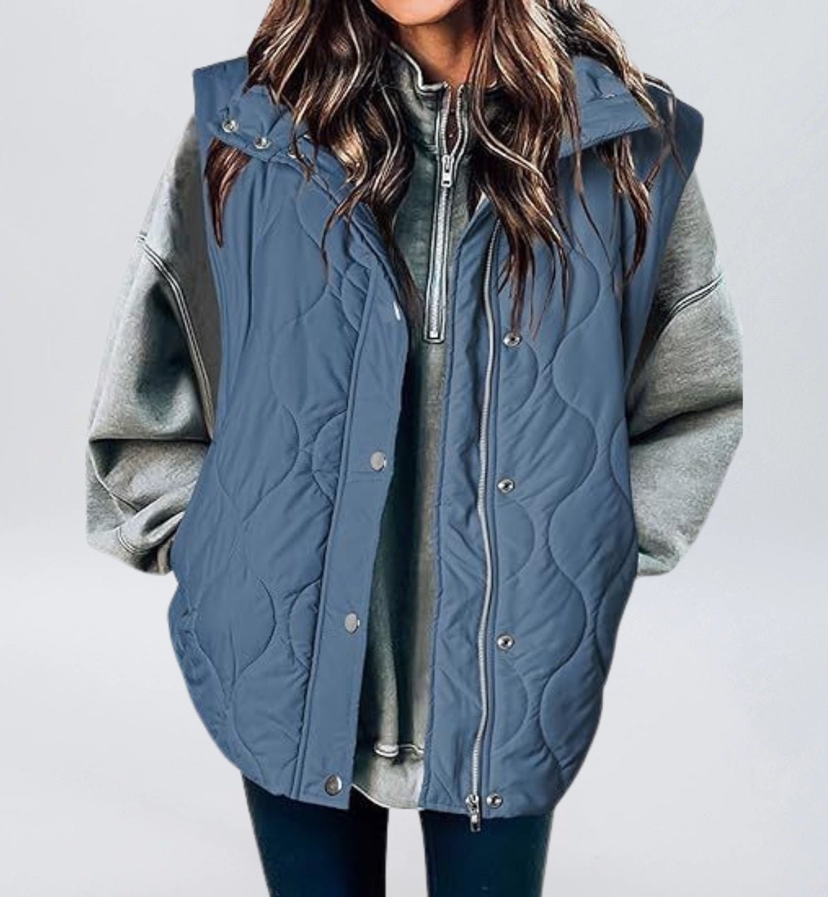 Women Cropped Puffer Vest Stand Collar Sleeveless Lightweight Quilted Vest